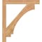 Ekena Millwork Imperial Block Smooth Bracket, Western Red Cedar, 3 1/2"W x 34"D x 38"H BKT04X34X38IMP05SWR - alternate 4